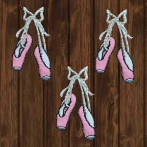 Ballerina Embroidered Patch — 3-Pack — Iron On