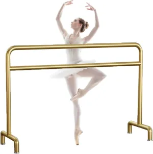 Ballet Barre Mobile Metal Iron Double Layer Ballet Barre, Suitable for Yoga and Pilates Leg Pressure Lever