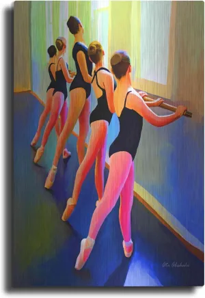 'Ballet Dance' by Ata Alishahi, Metal Wall Art, 12"x16"