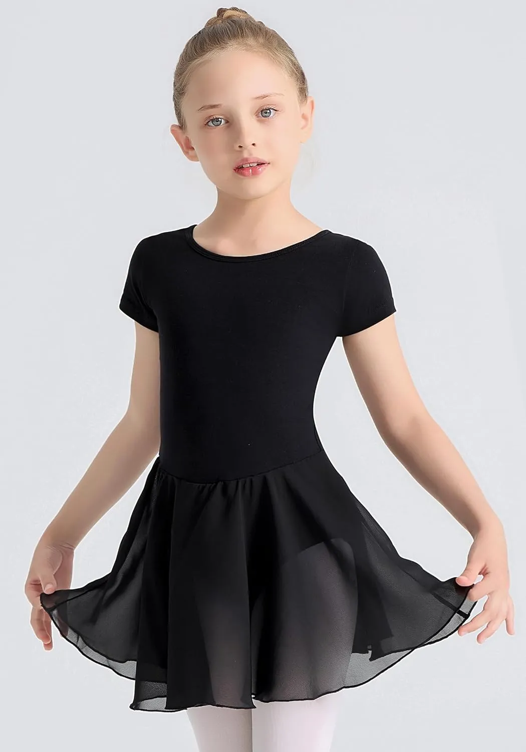 Ballet Leotards for Girls Ballet Dress for Toddler & Ballet Outfit with Criss-Cross Back, 2T-11Y