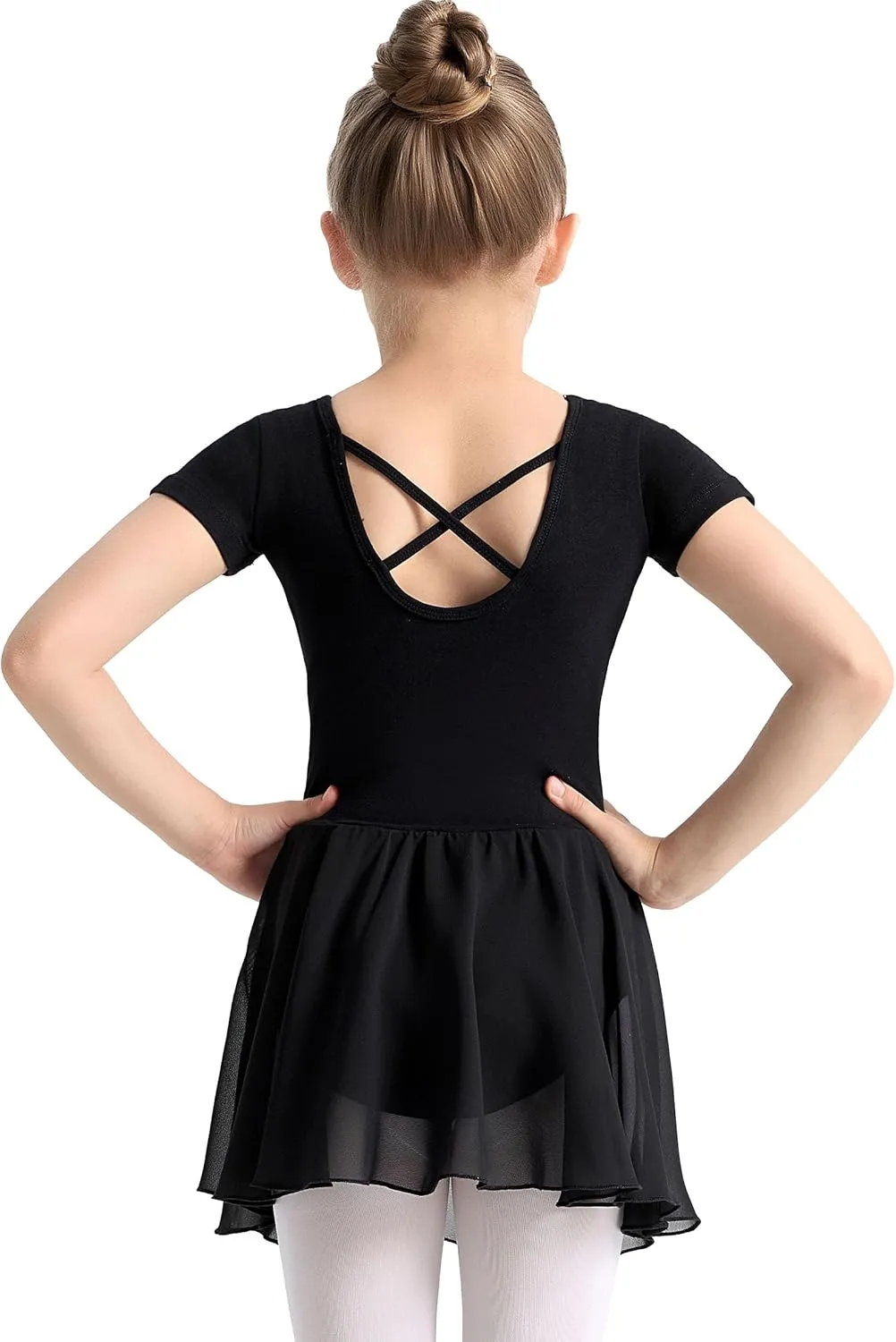 Ballet Leotards for Girls Ballet Dress for Toddler & Ballet Outfit with Criss-Cross Back, 2T-11Y