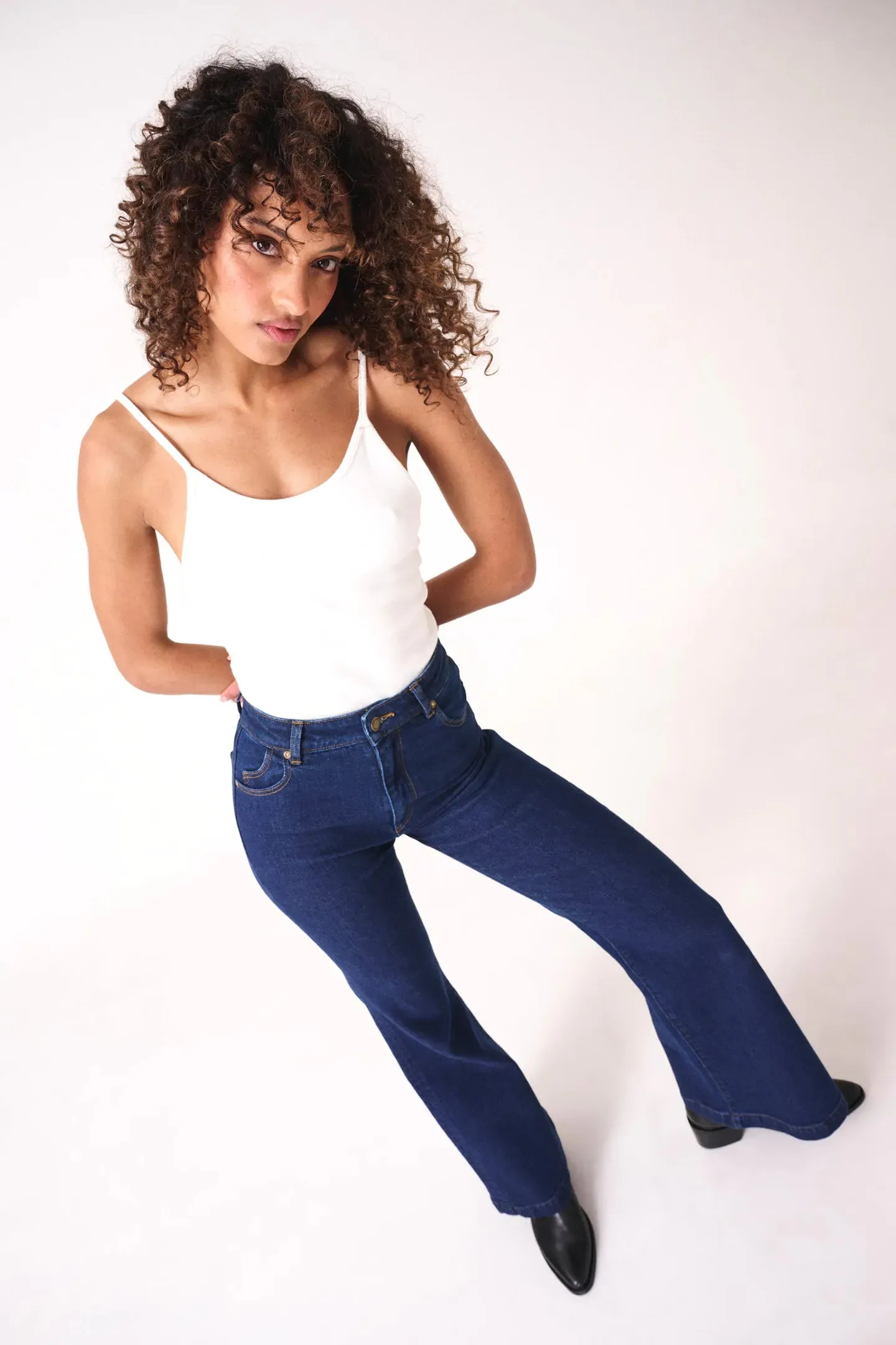 Ballet Rib Camisole - White