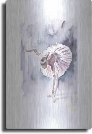 'Ballet VI White Border' by Alan Majchrowicz, Metal Wall Art, 16"x24"