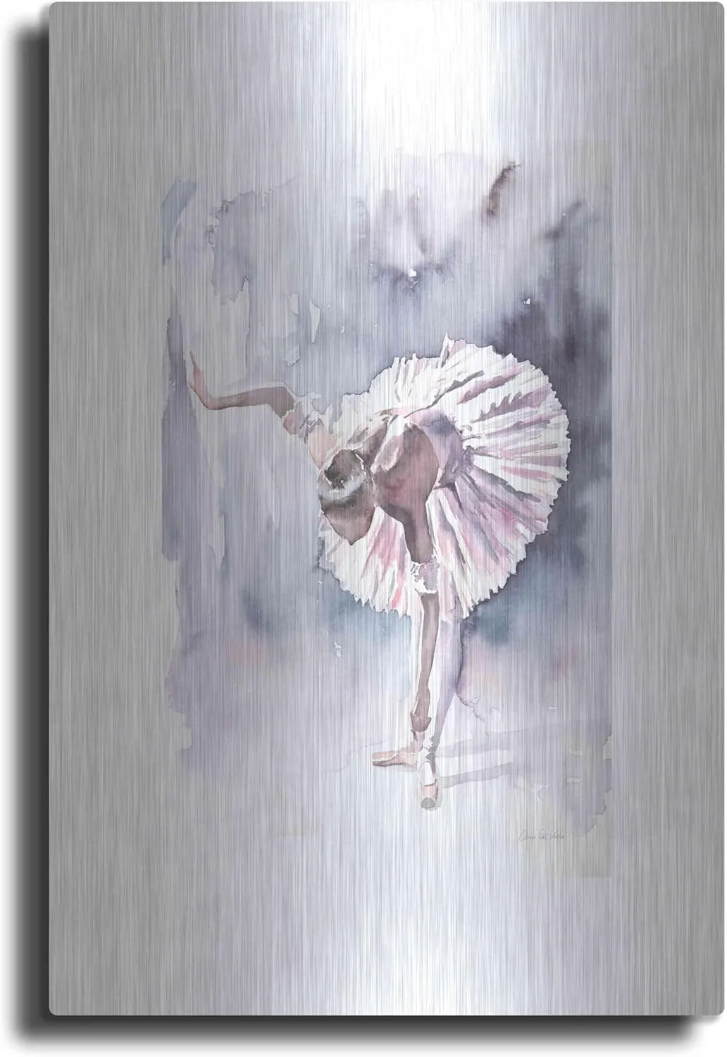 'Ballet VI White Border' by Alan Majchrowicz, Metal Wall Art, 16"x24"