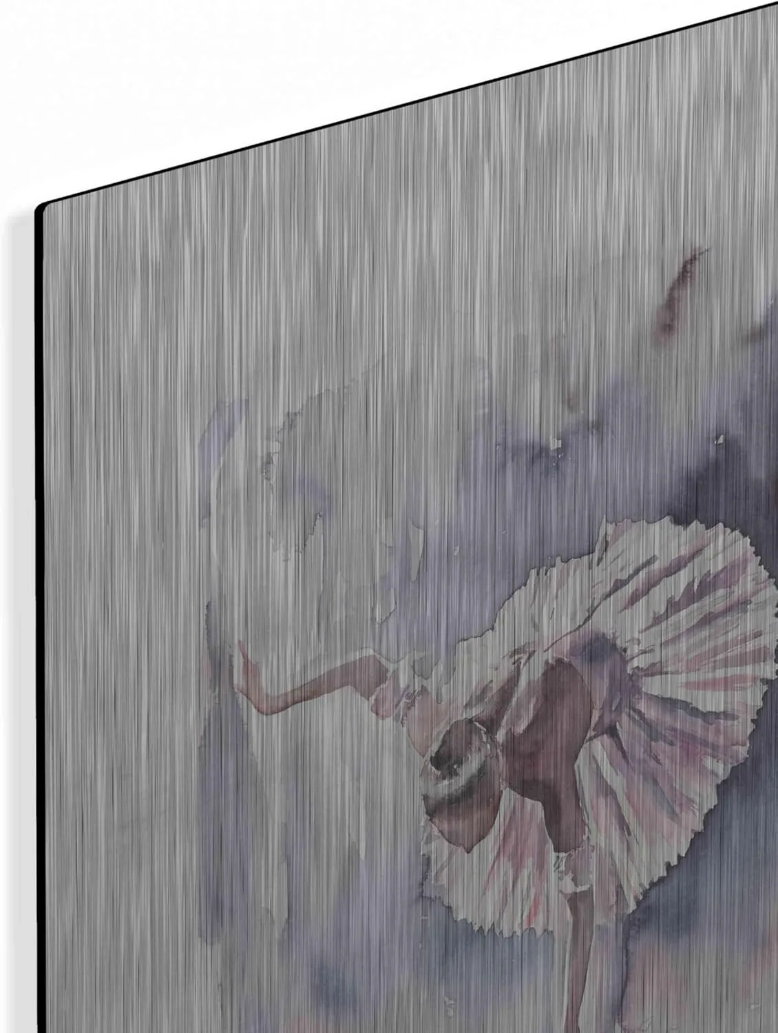 'Ballet VI White Border' by Alan Majchrowicz, Metal Wall Art, 16"x24"