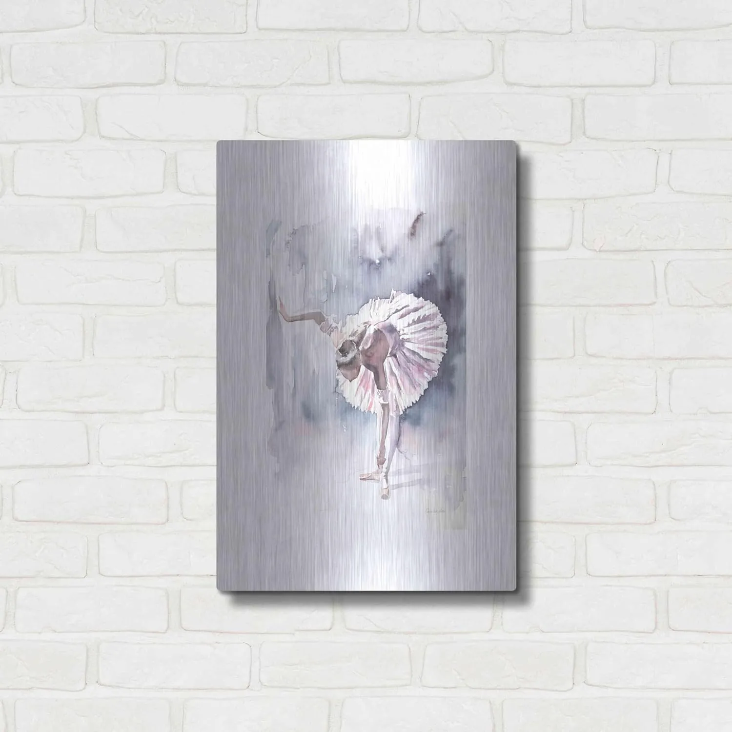 'Ballet VI White Border' by Alan Majchrowicz, Metal Wall Art, 16"x24"