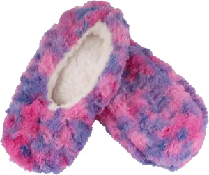 BambooMN Adult Super Soft Warm Cozy Fuzzy Soft Touch Sleeper Slippers Non-Slip Lined Socks