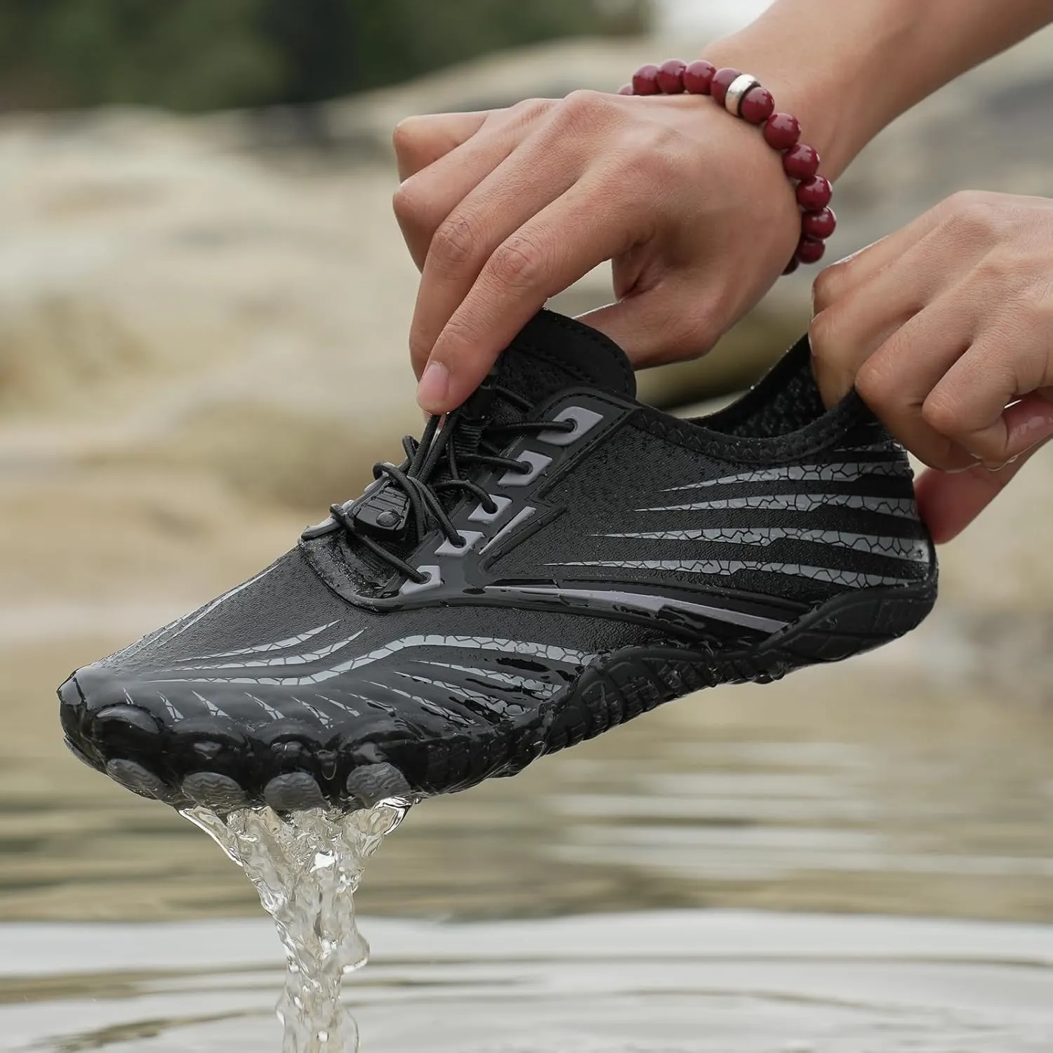 Barefoot Shoes Women Men, Unisex Waterproof Non Slip Hiking Shoes, Wide Toe Walking Hike Barefoot Footwear Shoes