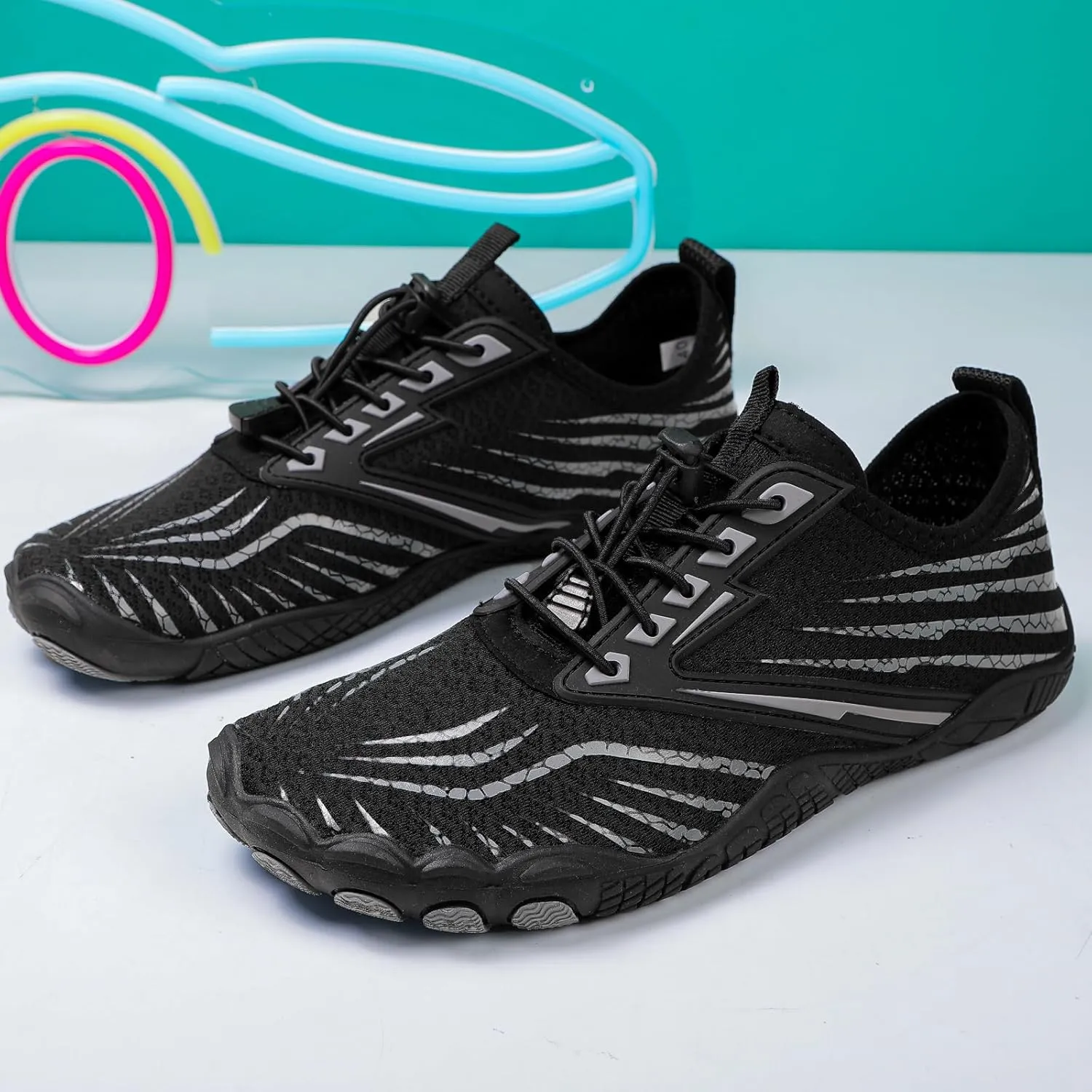 Barefoot Shoes Women Men, Unisex Waterproof Non Slip Hiking Shoes, Wide Toe Walking Hike Barefoot Footwear Shoes