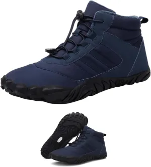 Barefoot Shoes Women Men, Winter Warm Comfortable Non-Slip Barefoot BootsWide Toe Box Winter Hiking Boots