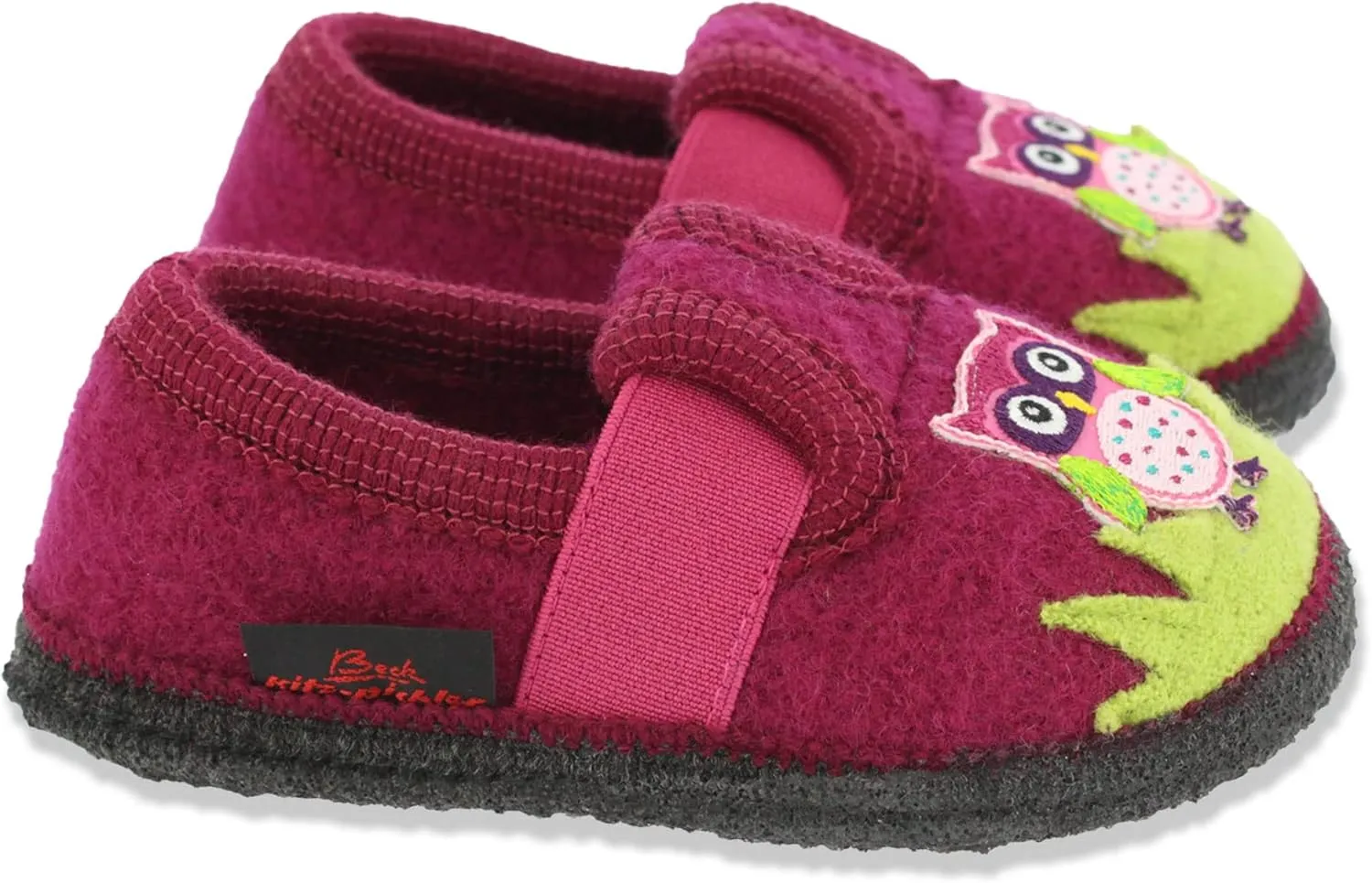 Beck Girls Owl Slippers