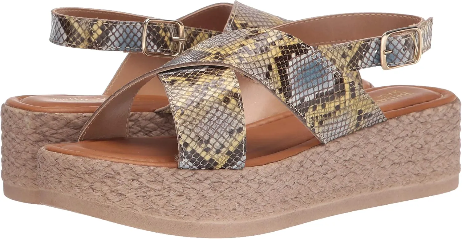 Bella Vita Women's Platform Sandal Slide