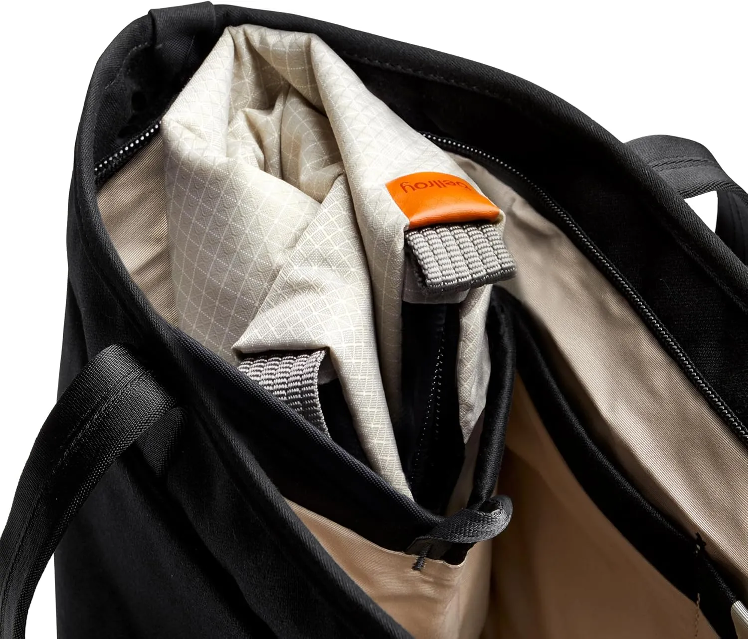 Bellroy Lite Cooler Caddy (10 liter insulated soft cooler bag with waterproof lining, built-in bottle opener, folds away flat when empty) - Ash