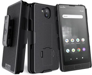 BELTRON Sonim XP10 Case with Holster, Heavy Duty Belt Clip with Swivel Clip for Sonim XP10 (AT&T FirstNet T-Mobile Verizon XP9900) - Secure Fit & Built-in Kickstand (Industrial Strength) - Black
