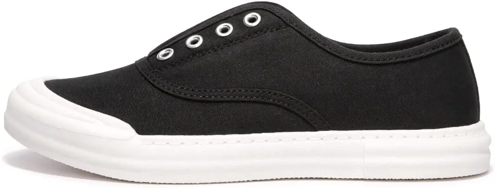 BENEKER Women's Canvas Sneaker Slip on Casual Shoes Low Top Fashion Sneakers Comfortable Walking Shoes