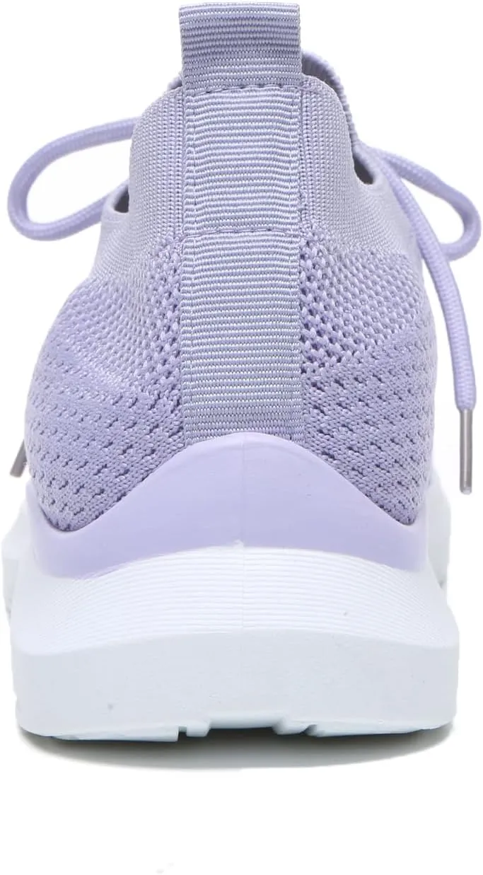 Bernal Sneakers for Women Casual Mesh Breathable Lace Up Walking Shoes Lightweight Non Slip Tennis Gym Workout Shopping Shoes