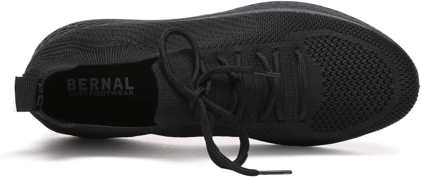 Bernal Womens Walking Tennis Shoes Casual Non Slip Gym Workout Shoes Breathable Mesh Working Sneakers