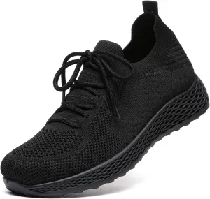 Bernal Womens Walking Tennis Shoes Casual Non Slip Gym Workout Shoes Breathable Mesh Working Sneakers