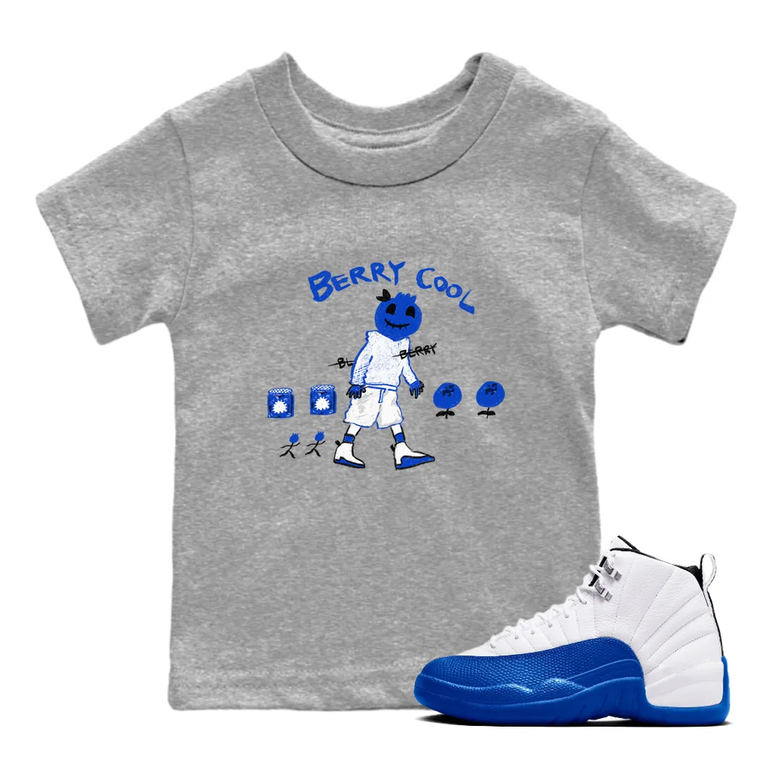 Berry SNRT 12 Spring deal Tees Sneaker Kids - Blueberry Adjustable Air Cool Jordan