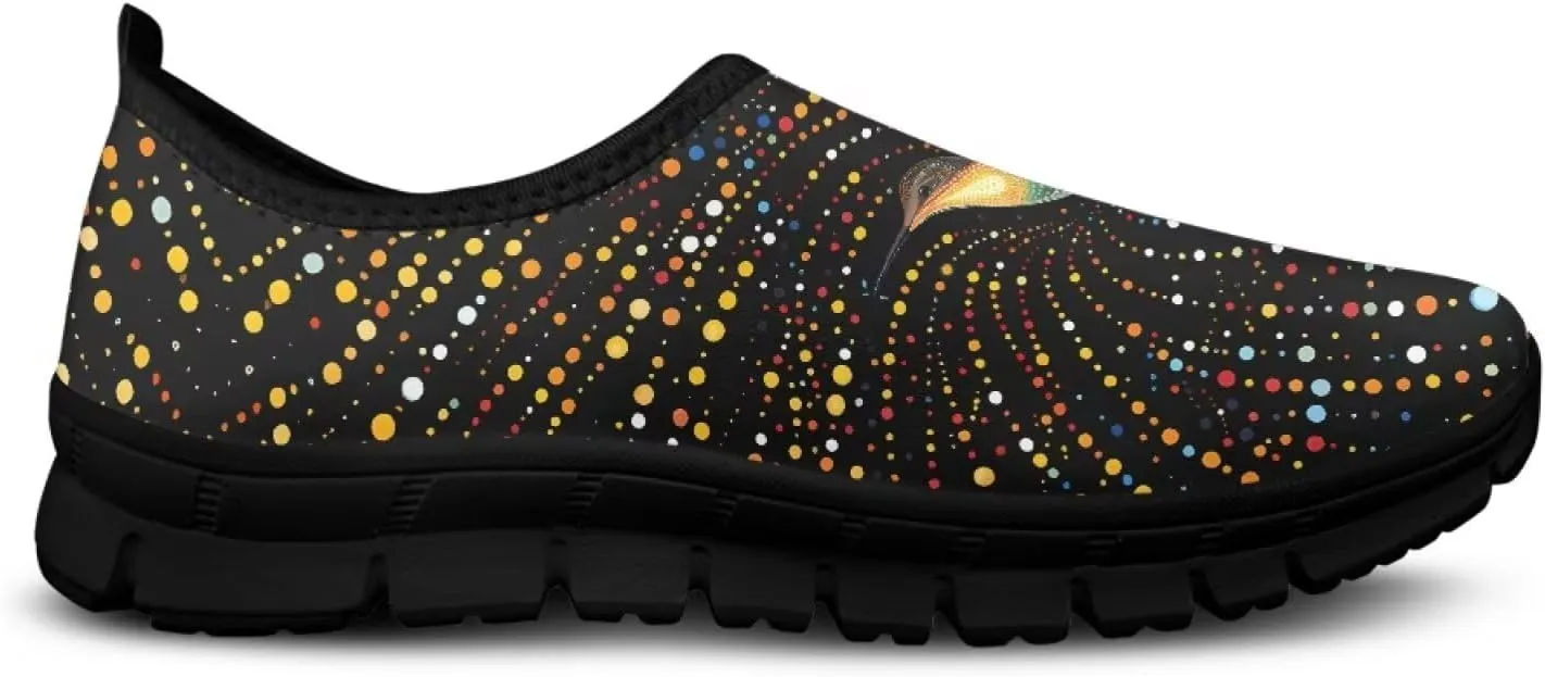 Binienty Women's Causal Walking Shoes Non Slip Loafers Flats Breathable Mesh Slip on Sneakers Athletic Shoe