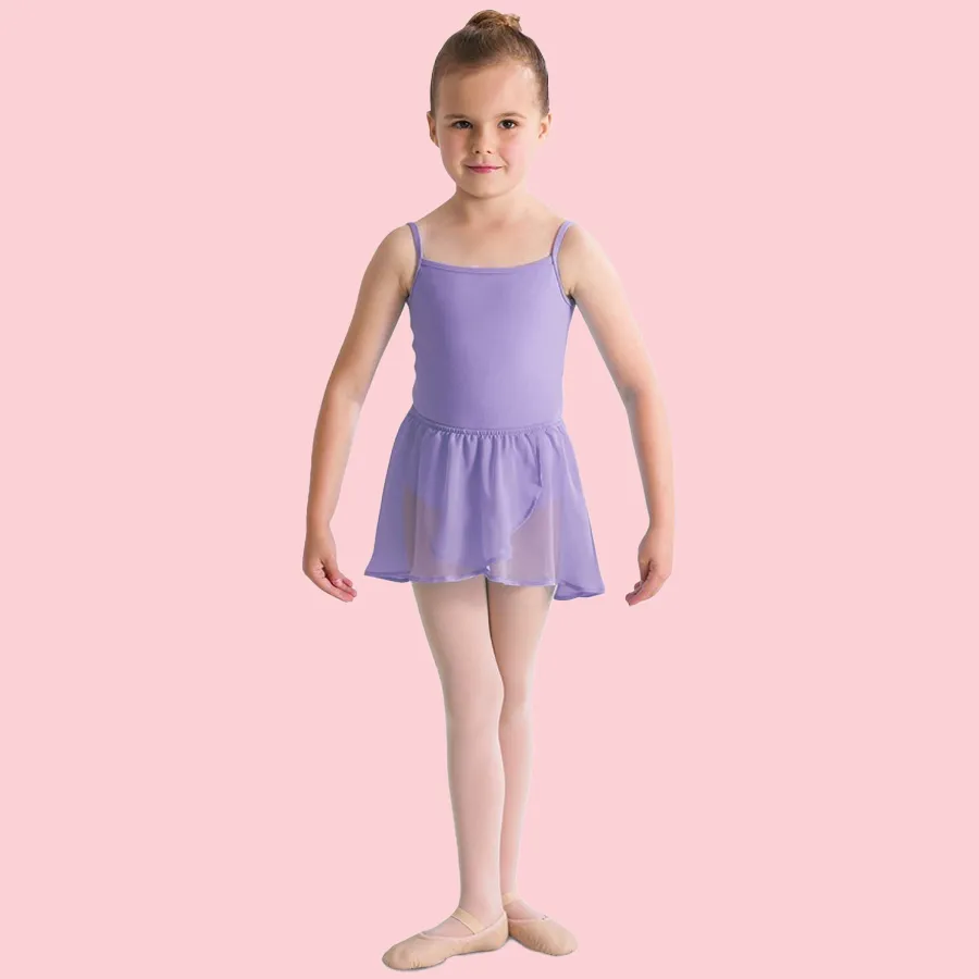BLOCH BARRE CROSS OVER LAVENDER BALLET SKIRT