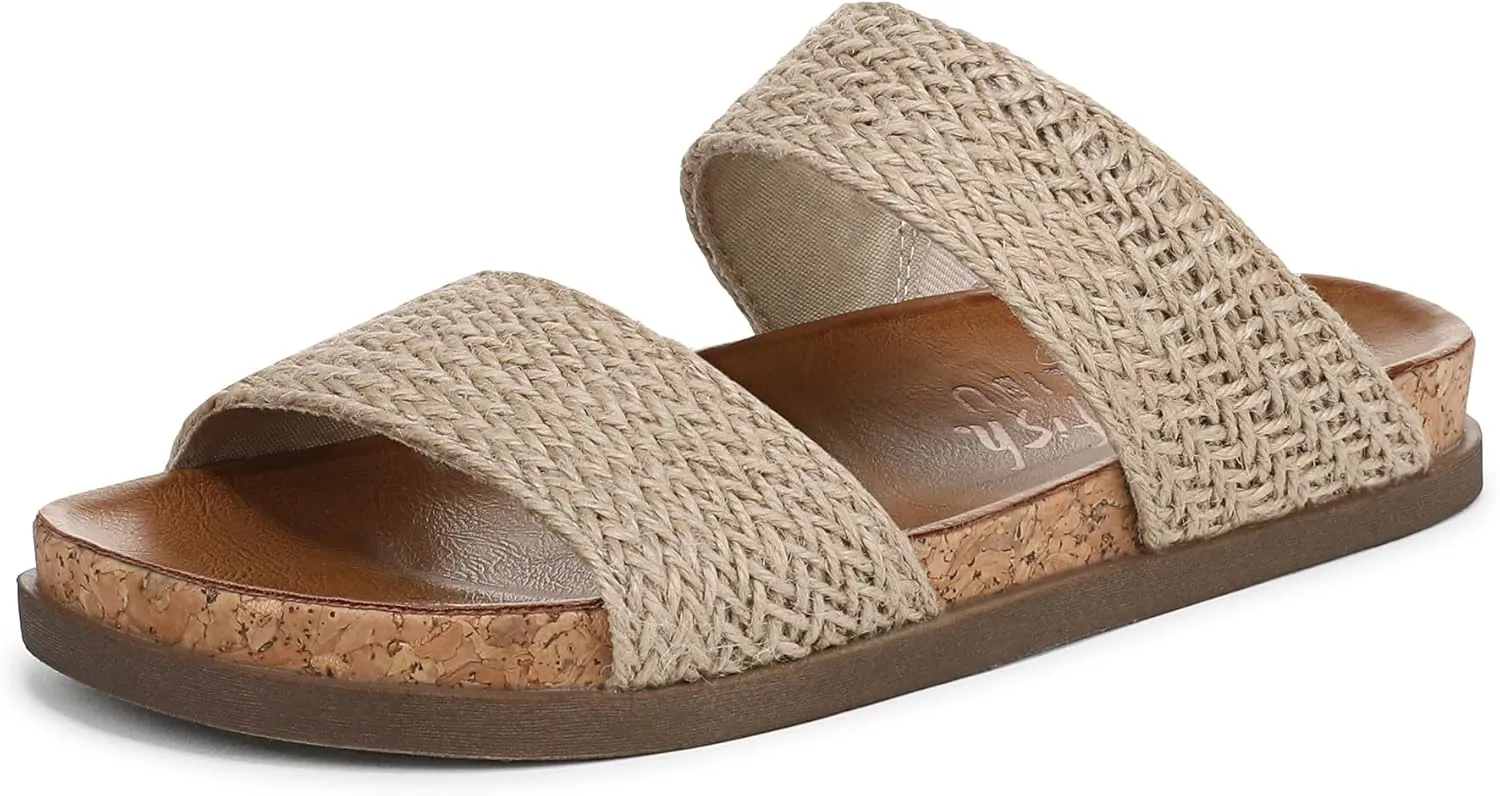 Blowfish Malibu Womens Leah Slide Sandal Sunbleached Jute 6 M