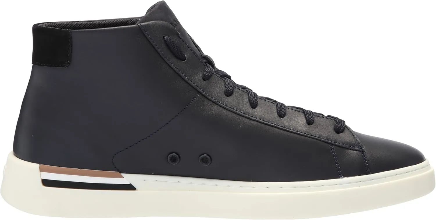 BOSS Men's Clint High Top Leather Sneaker
