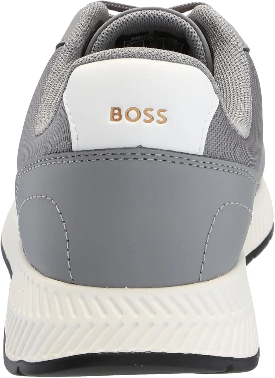 BOSS Men's Leather Mix Low Top Sneaker
