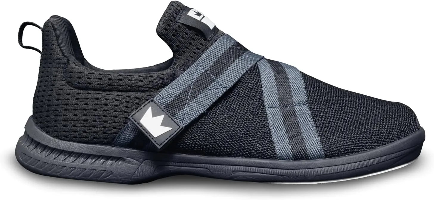 Brunswick Slingshot Mens Bowling Shoes - Black (Black, US Footwear Size System, Adult, Men, Numeric, Wide, 11.5)