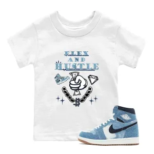 Budget-friendly And Kids Jordan SNRT 1 Tees - Hustle Denim Air Price-conscious Sneaker 2024 Flex