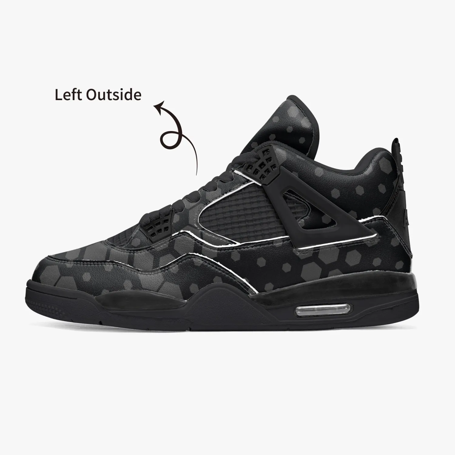 Camo Sneakers AJ4 Style | Stylish Black Hive