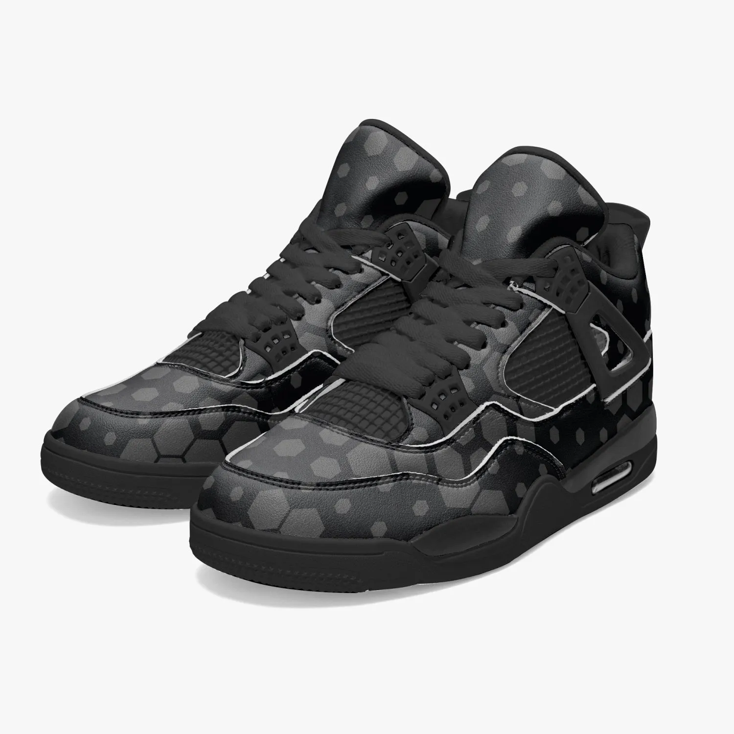 Camo Sneakers AJ4 Style | Stylish Black Hive