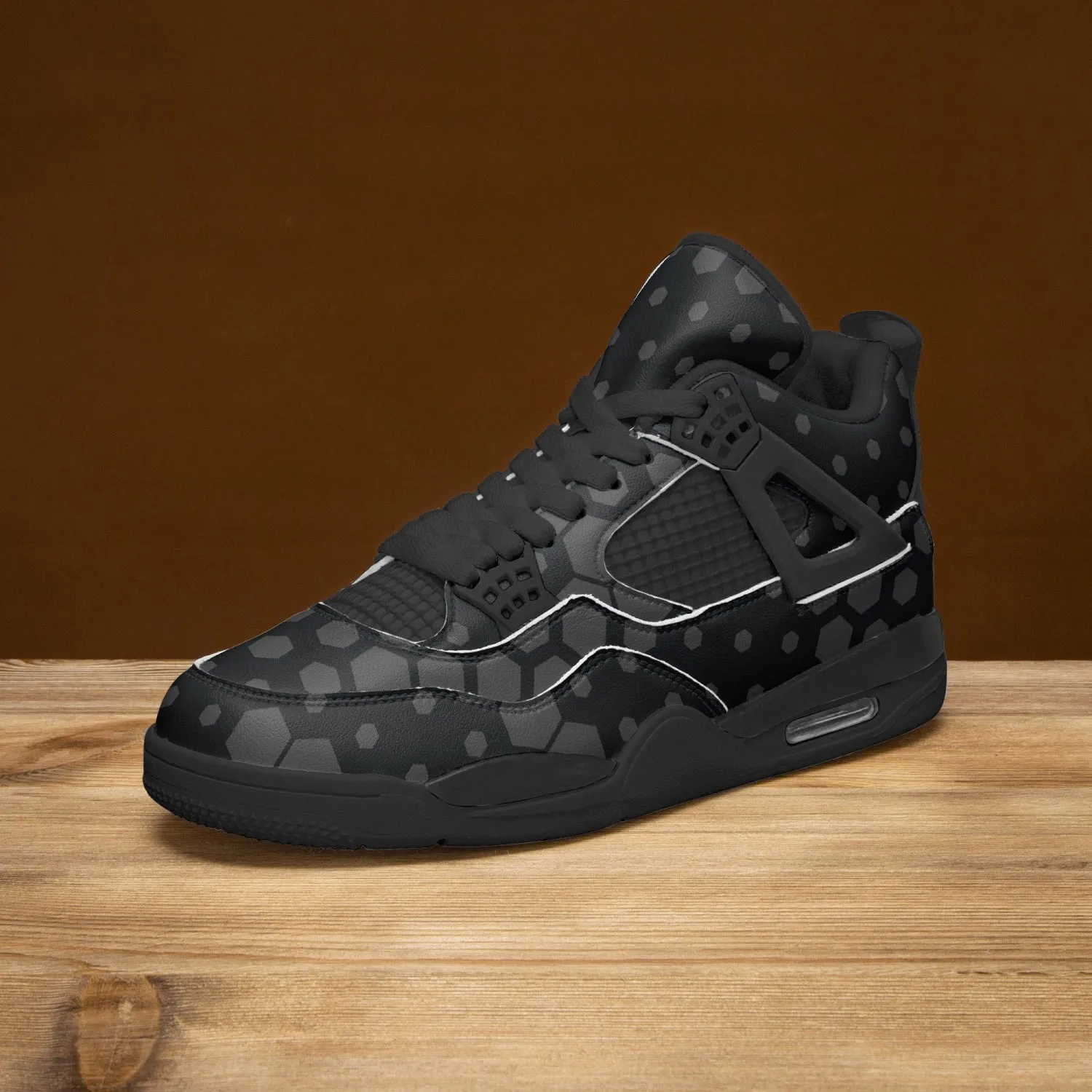 Camo Sneakers AJ4 Style | Stylish Black Hive