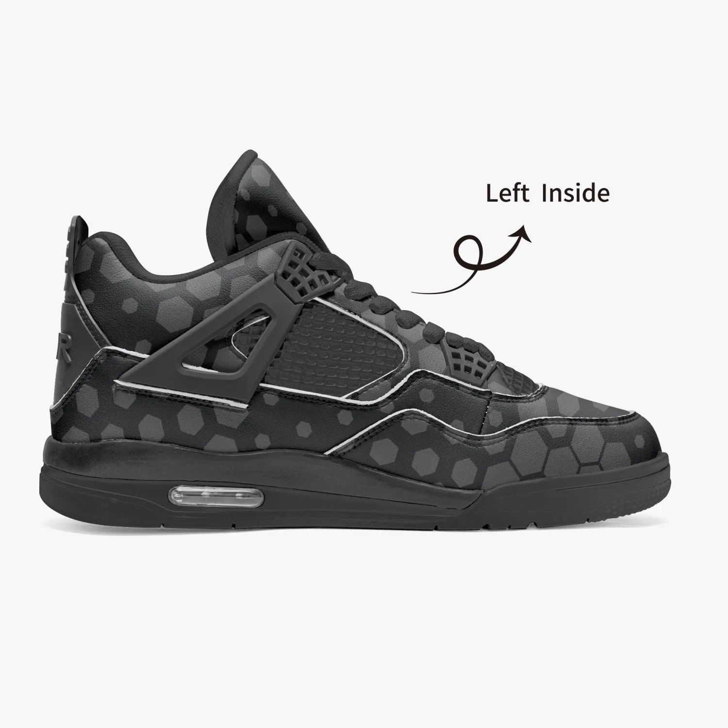Camo Sneakers AJ4 Style | Stylish Black Hive