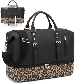 CAMTOP Travel Duffle Bag Women Men Waterproof Shoulder Weekender Overnight Carryon Bag Sports Tote Gym Bag