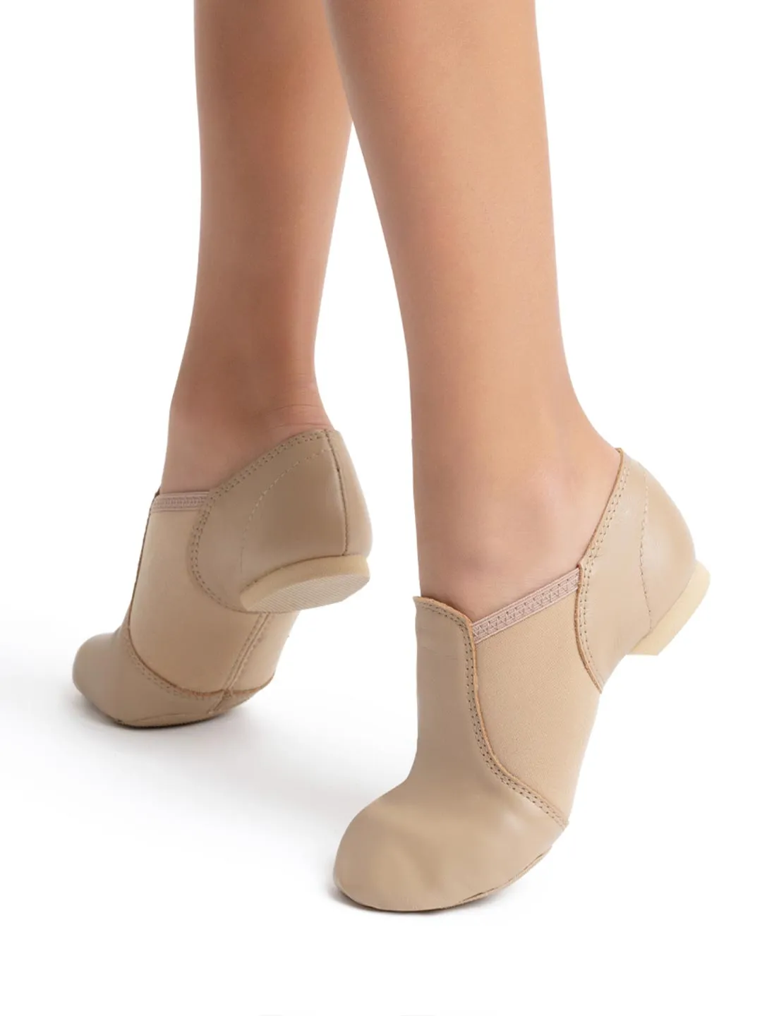 CAP EJ2C Children's Slip-on E-Series CARAMEL Jazz Shoe
