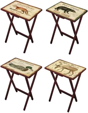 Cape Craftsmen TV Trays (Postcards, Set of 4)