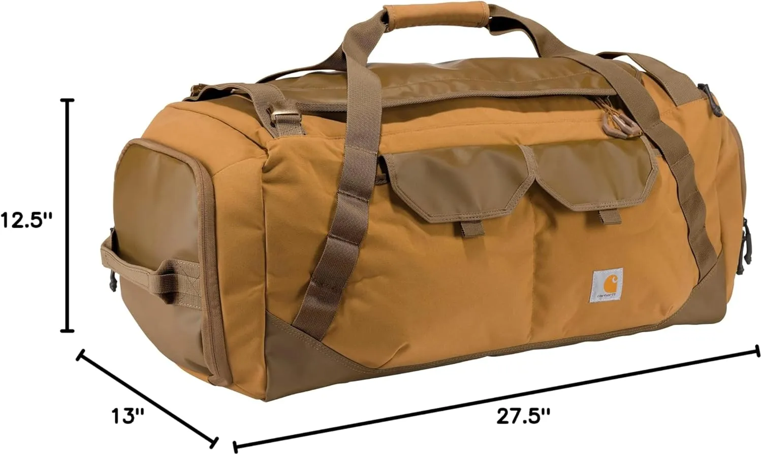 Carhartt Heavy Haul Utility Duffel Bag's, Water-Resistant Packable Bag for Jobsite, Gym, and Travel