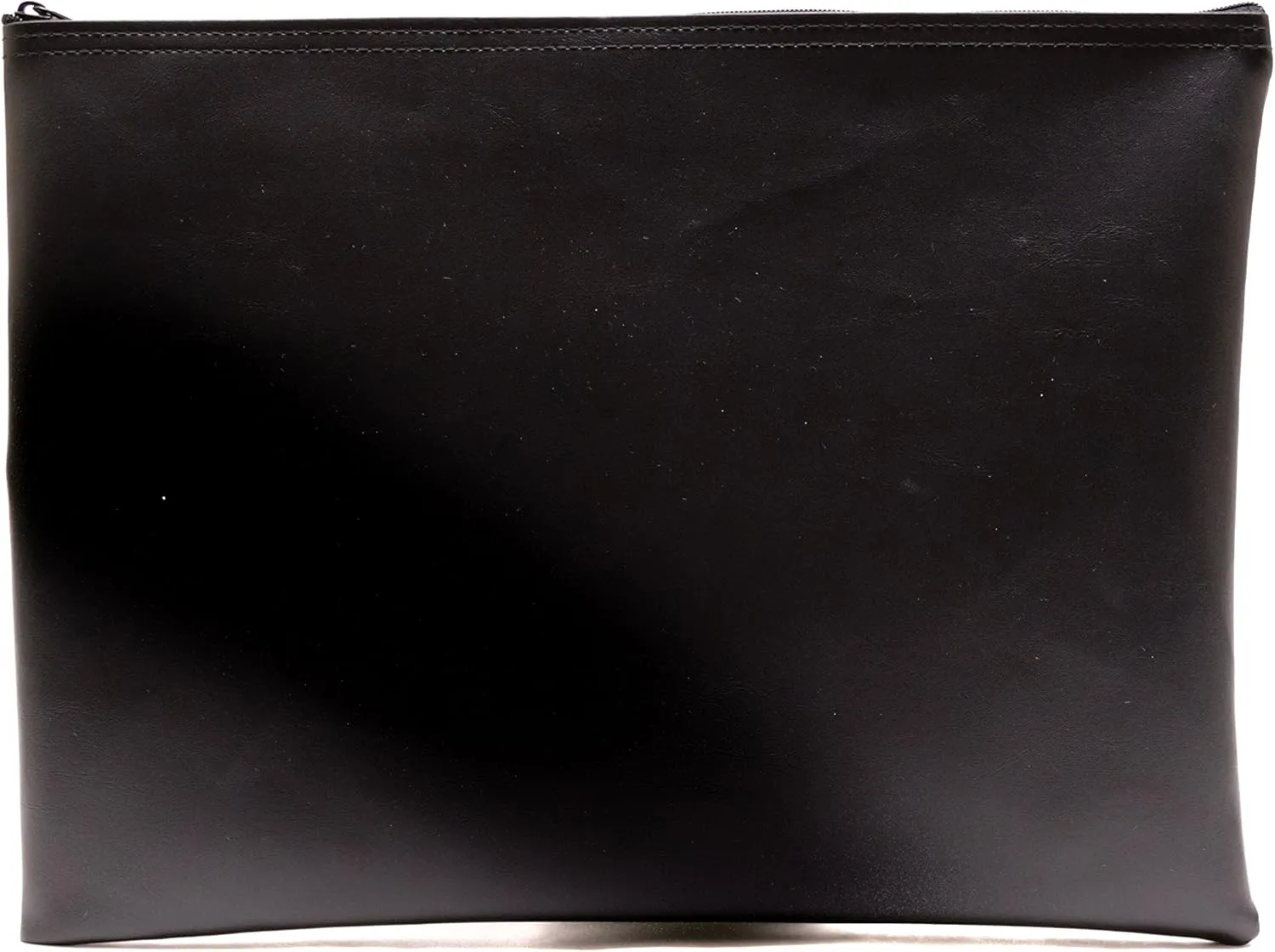 Carousel Checks Inc. Zipper Bank Deposit Bag, 12 by 16 Inches, Black, Pack of 5