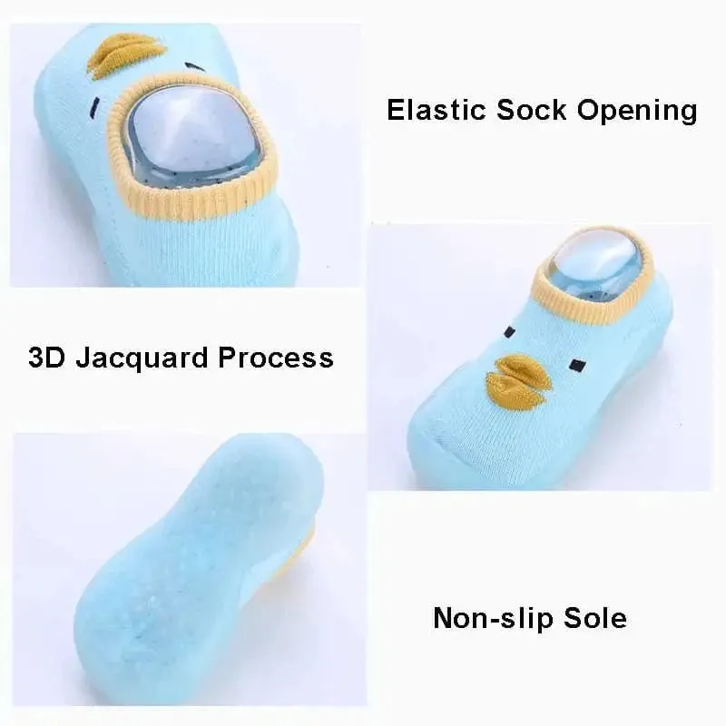 CARTOONY™ – Cozy Non-Slip Shoe Socks for Babies