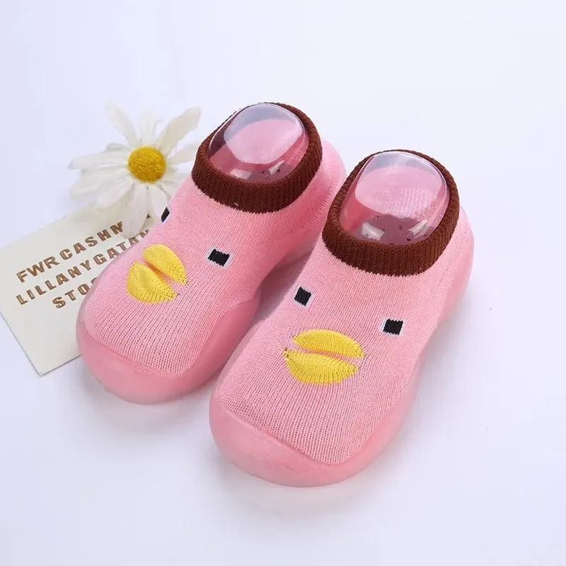CARTOONY™ – Cozy Non-Slip Shoe Socks for Babies
