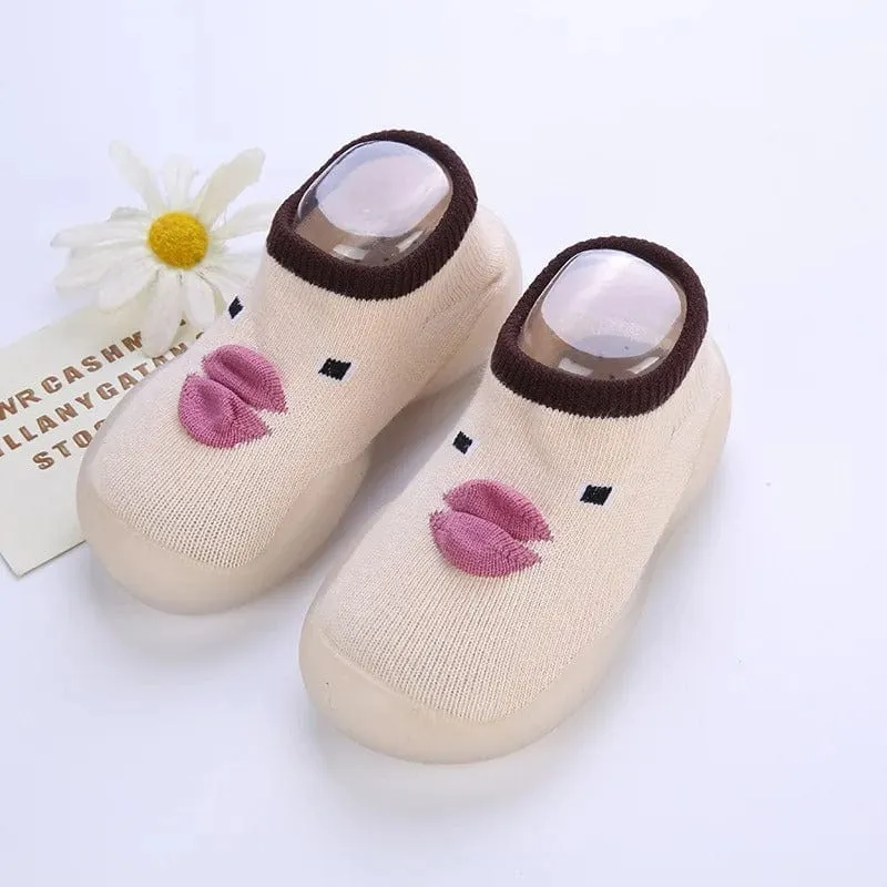 CARTOONY™ – Cozy Non-Slip Shoe Socks for Babies