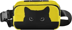 Cat Belt Bag for Women Fanny Pack Lightweight Waist Bags Waterproof for Travel Walking Running Hiking Cycling