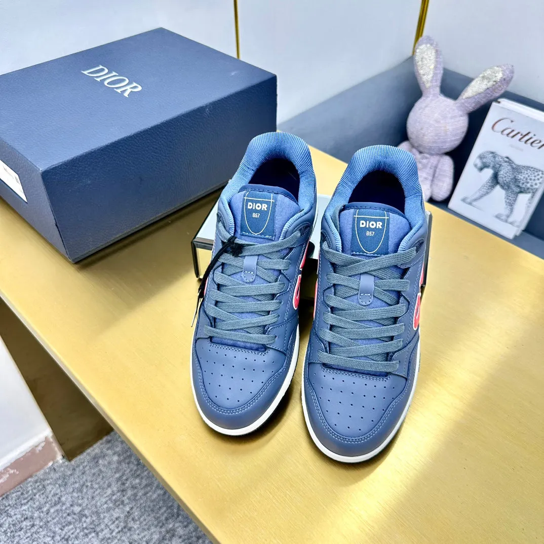 CD B57 Low-Top Sneaker In Charcoal Blue Calfskin 993824