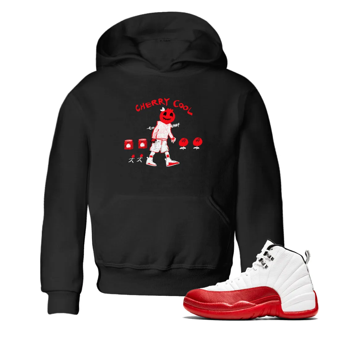 Cherry Jordan Air Kids Tees Dependable 12 Cool SNRT Cherry - Best-priced Sneaker