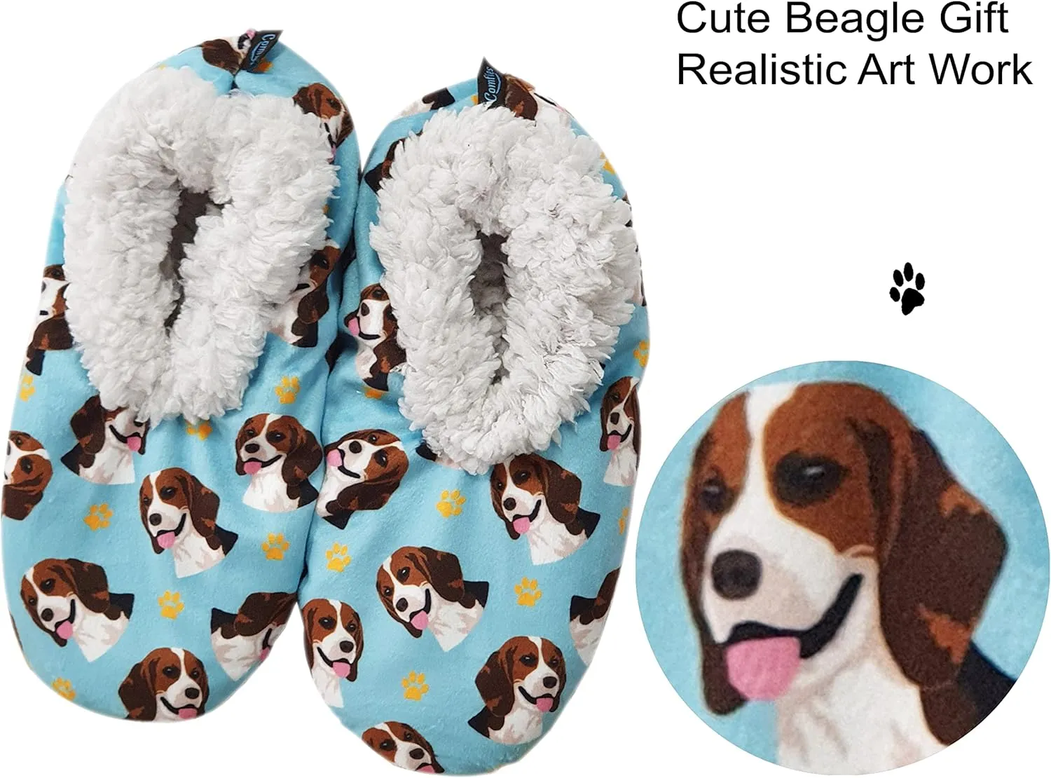 Chihuahua Super Soft Womens Slippers - One Size Fits Most - Cozy House Slippers - Non Skid Bottom - perfect for Chihuahua gifts