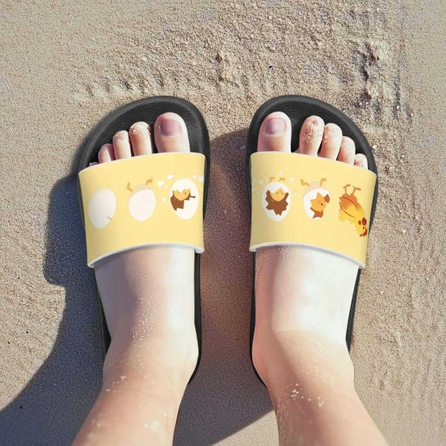 Children Slide Sandals Soft Anti-Skid Sandal Comfort Lightweight Slip On Summer Slippers for Beach Pool
