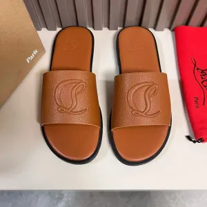 CHRISTIAN LOUBOUTIN || Men's CL Leather Sandal Sleeper