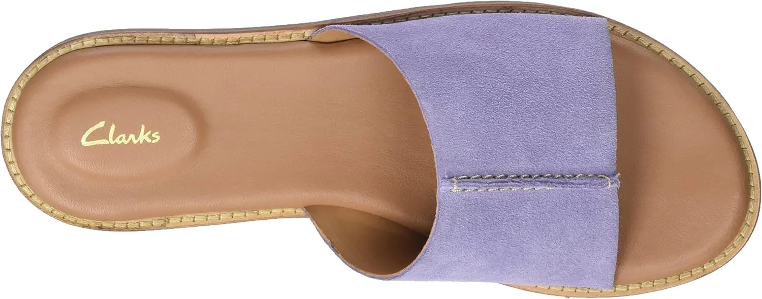 Clarks Women's Bass Slide Sandal, 39.5 EU