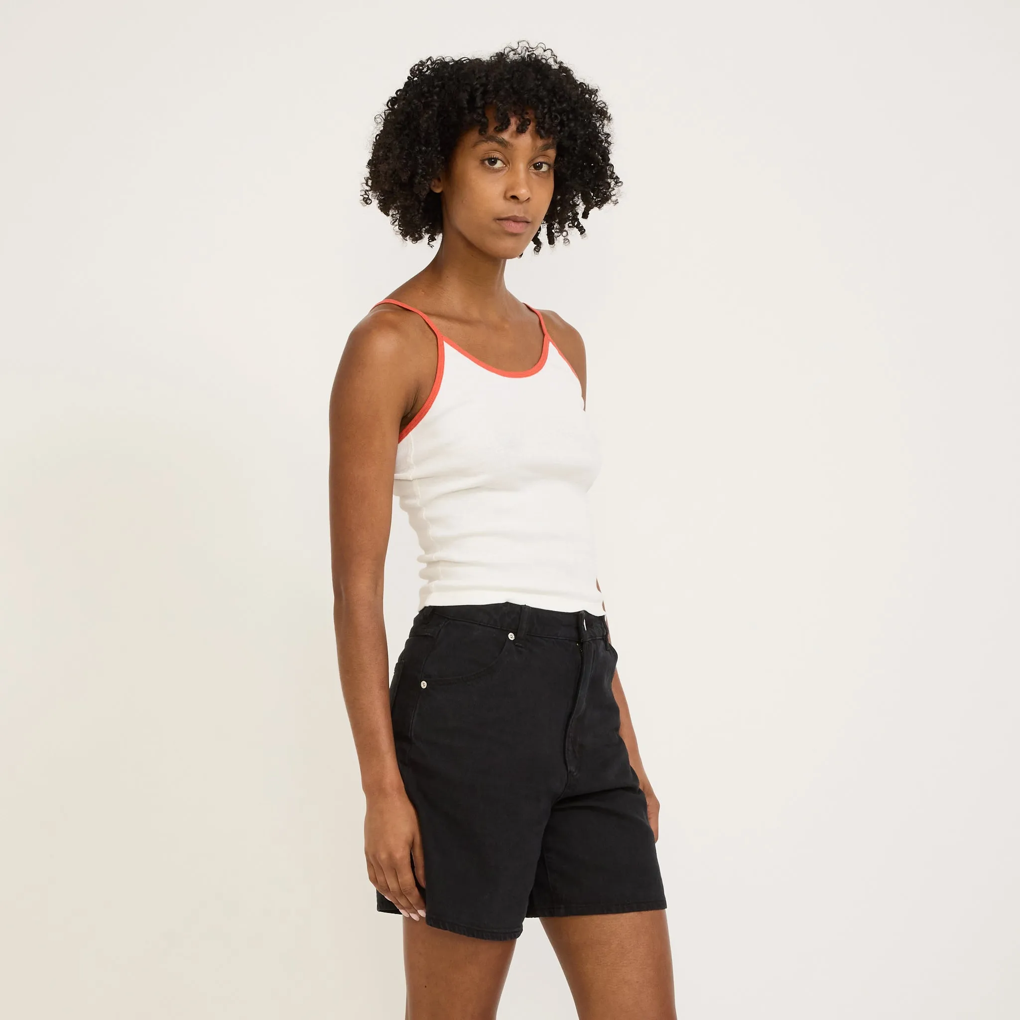Classic Ballet Camisole White/Cherry